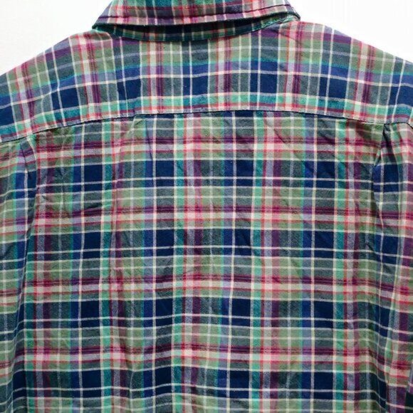 Cremeux Classics Men's XL Multicolor Plaid Button-Down Shirt - Picture 8 of 9
